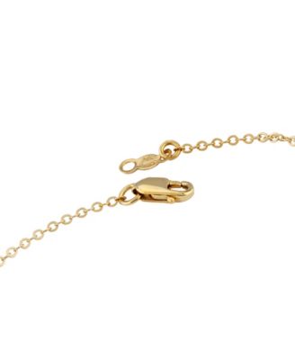 Love Knot Necklace Set in 14k Yellow Gold