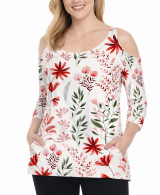 Women's Printed Relaxed-Fit Tunic Top