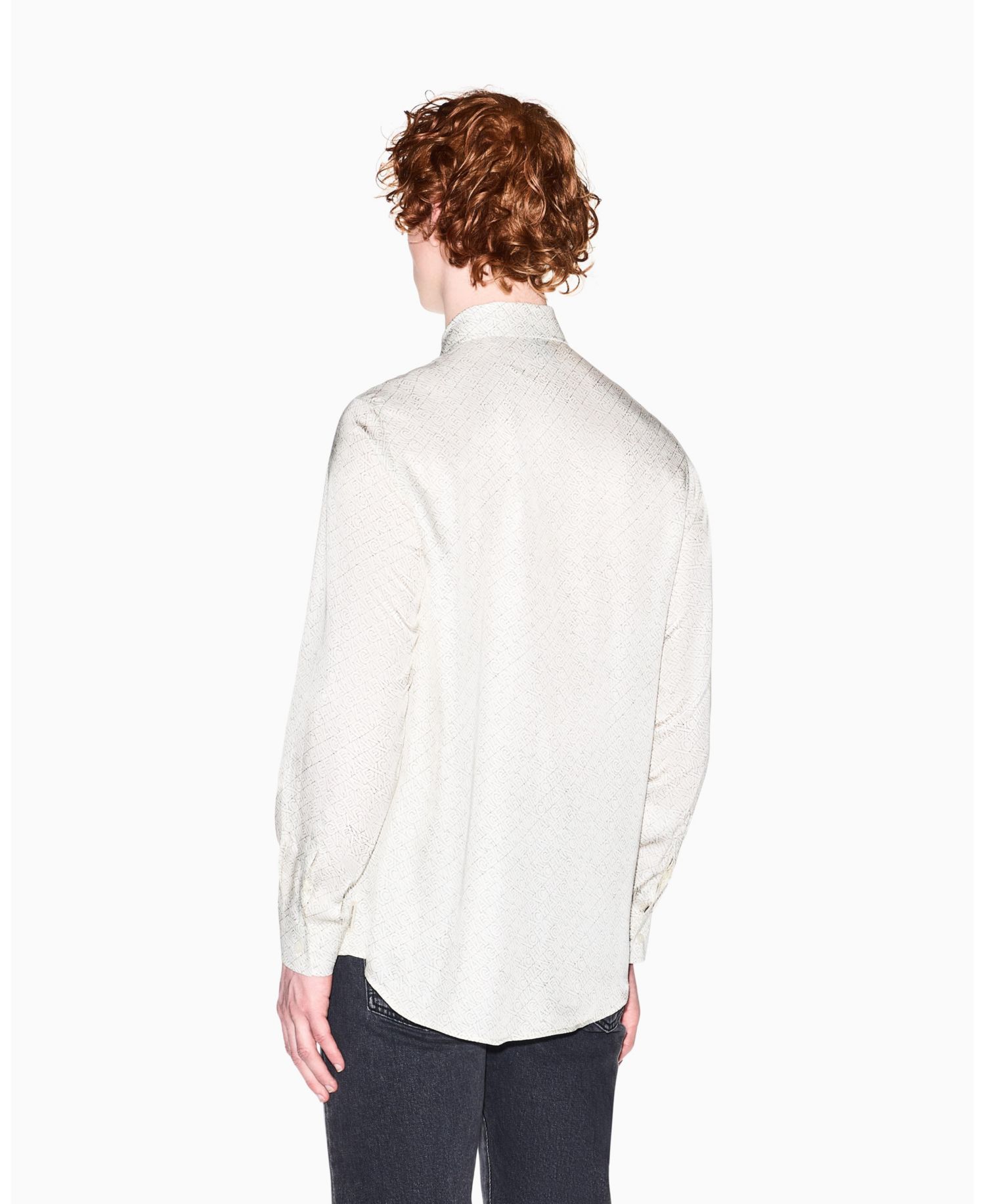 Men's Allover logo Viscose Printed Shirt