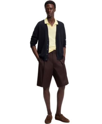 BECKHAM x BOSS Men's Cotton Silk Polo Shirt