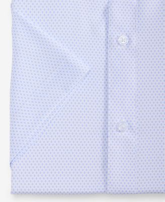 Men's Slim-Fit Performance Four-Way Stretch Short-Sleeve Dress Shirt
