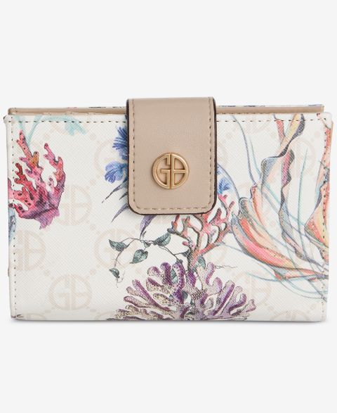 Giani Bernini Sea Print Framed Indexer Wallet
