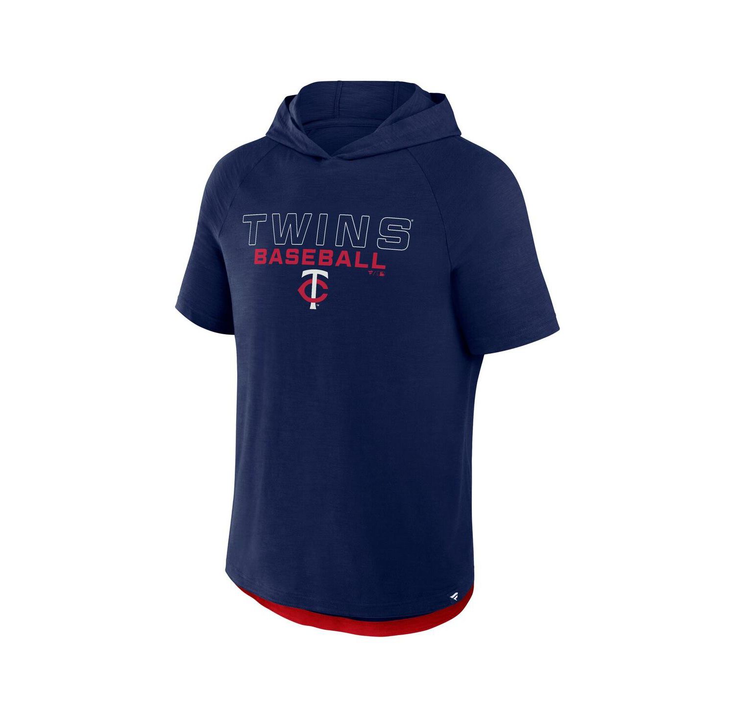 Men's Navy Minnesota Twins Clubhouse Optimal Play Raglan Hoodie T-Shirt