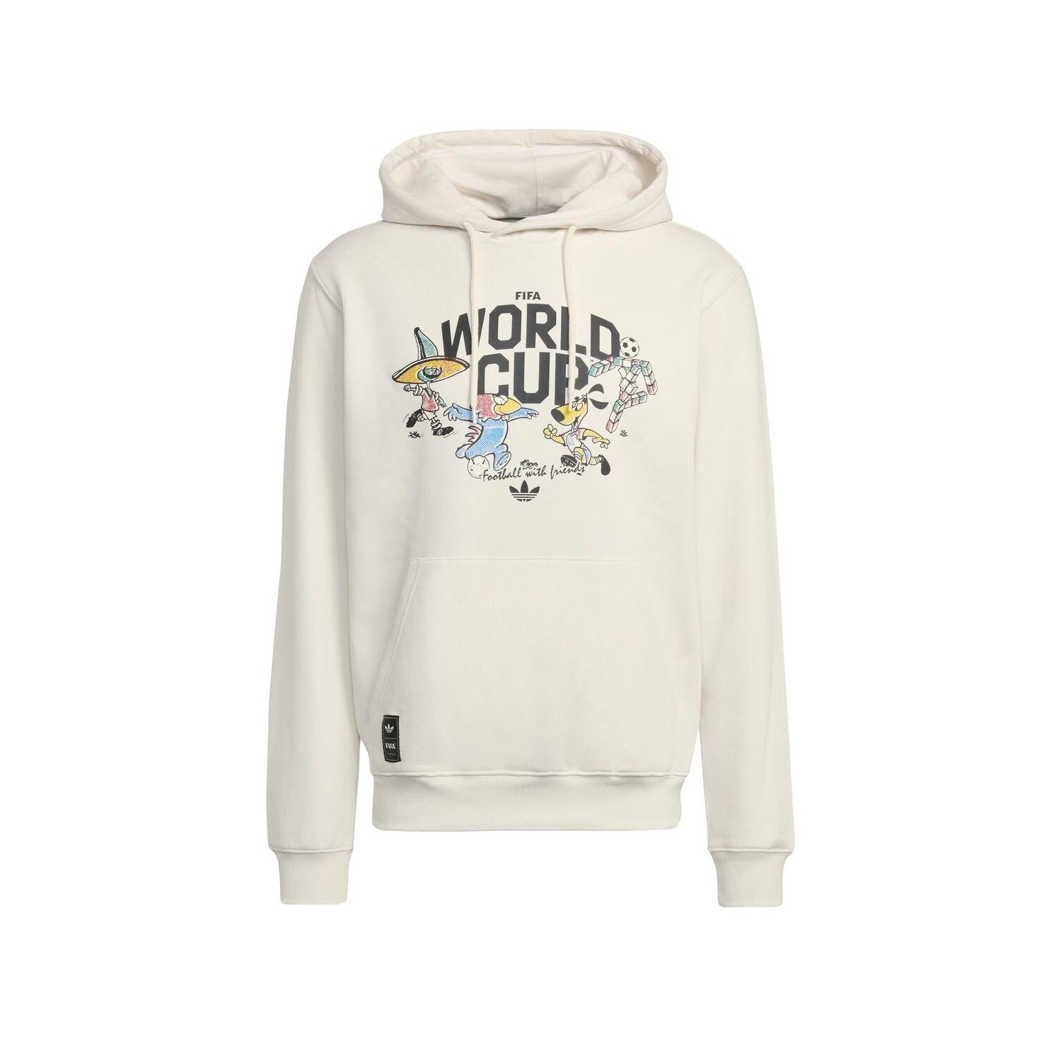 Men's White FIFA World Cup Historic Mascot Hoodie