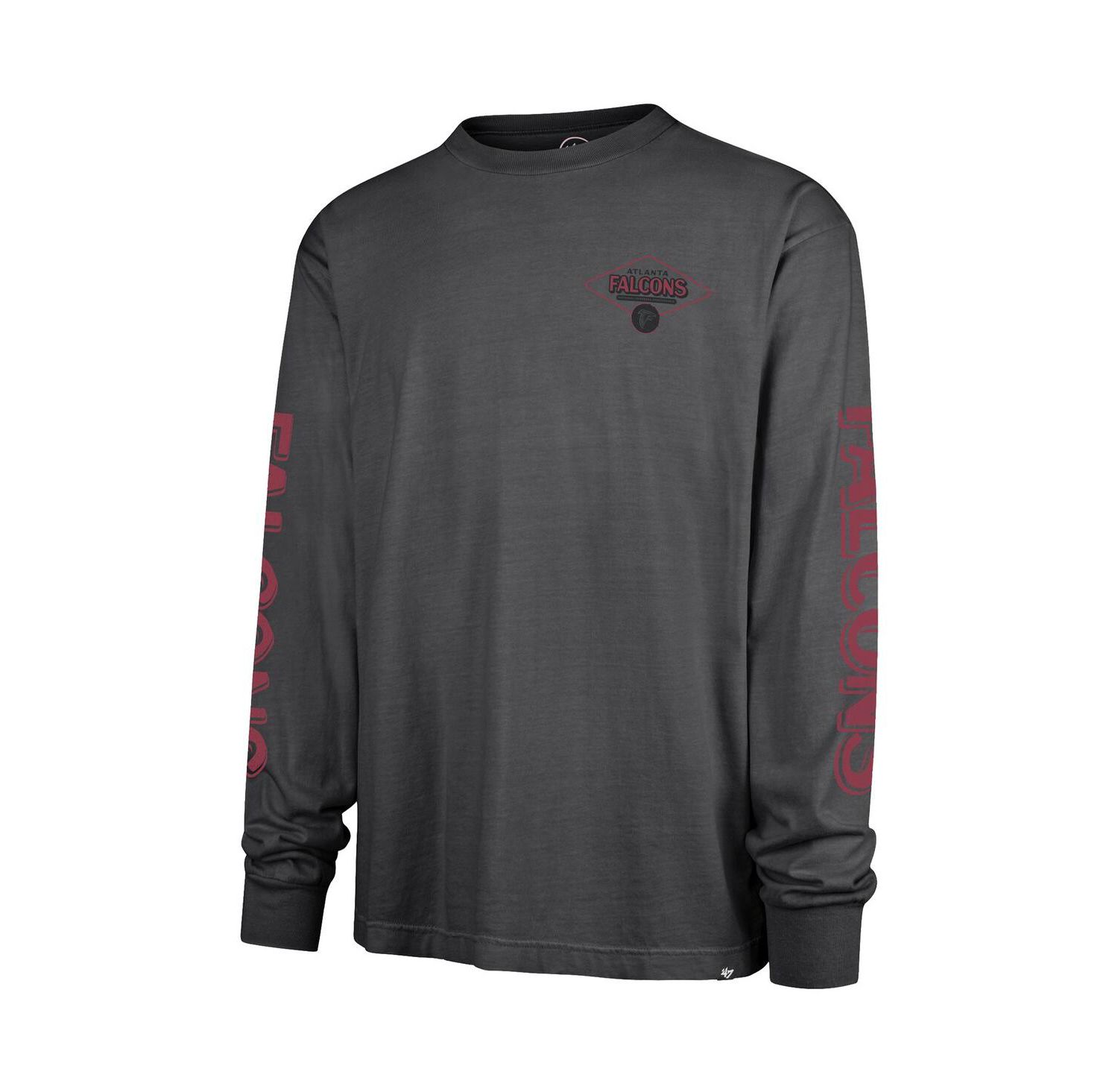 Men's Black Atlanta Falcons Cairn Ravine Foundation Long Sleeve T-Shirt