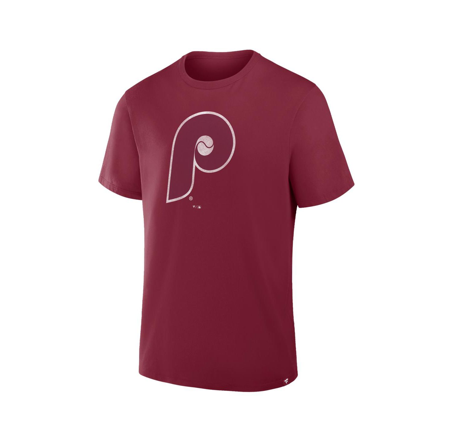 Men's Burgundy Philadelphia Phillies Vintage Logo Legacy T-Shirt