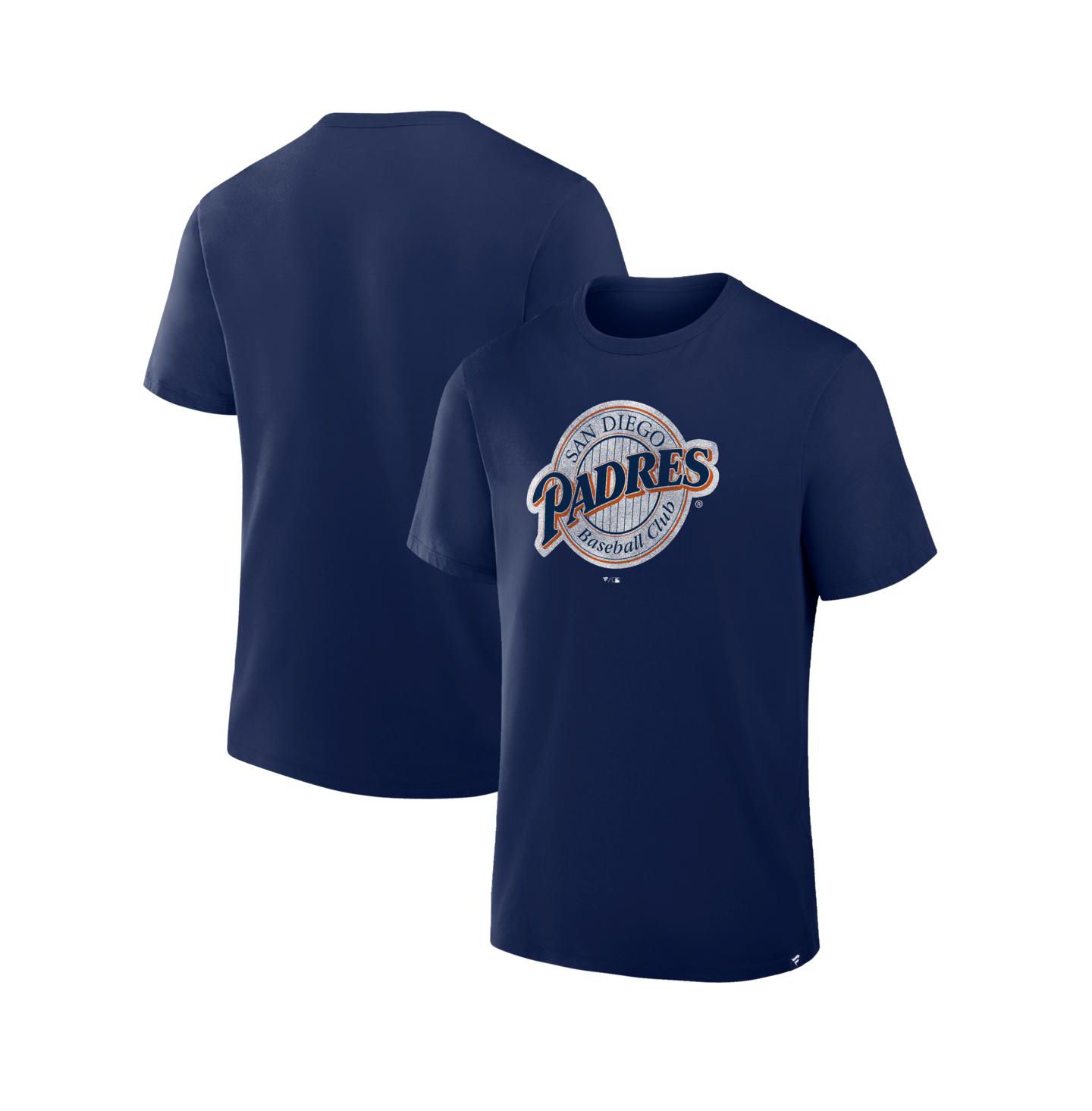 Мужская футболка Fanatics Navy San Diego Padres Alt Logo Legacy — фото 1