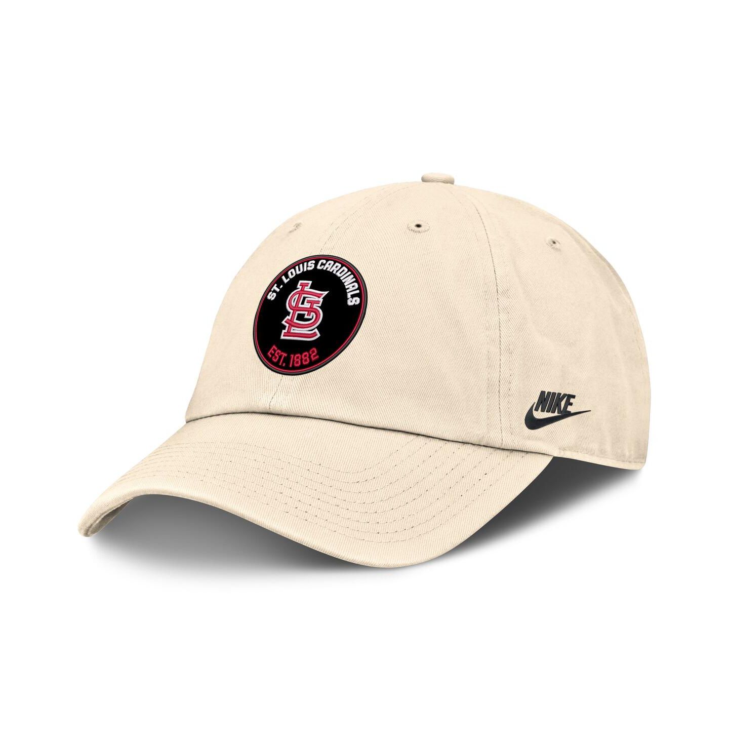 Мужская кепка Nike Natural St. Louis Cardinals Cooperstown Collection Club Adjustable Hat — фото 1