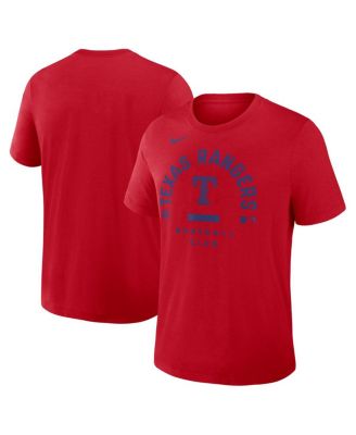 Men's Red Texas Rangers Authentic Collection Early&nbsp;Work Tri-Blend Dri-FIT T-Shirt
