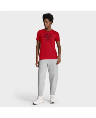 Women's Red Cincinnati Reds Authentic Collection Early Work Tri-Blend Dri-FIT T-Shirt