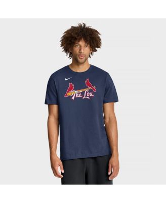 Men's Navy St. Louis Cardinals City Connect Large Logo T-Shirt