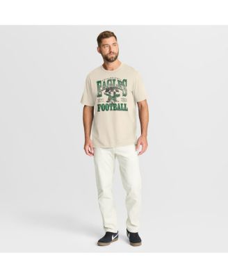 Men's Cream Philadelphia Eagles Team Archives T-Shirt