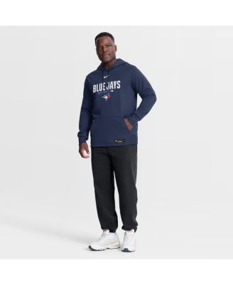 Men's Navy Toronto Blue Jays Authentic Collection Therma-FIT Hoodie
