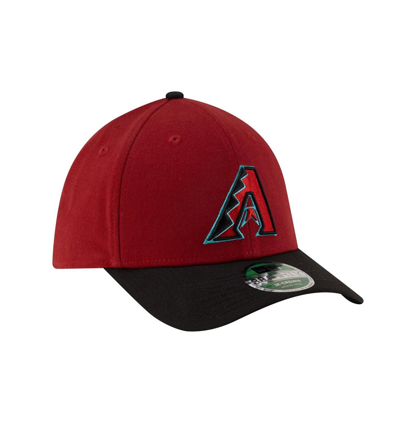 Мужская кепка New Era Red Arizona Diamondbacks Player Replica 39THIRTY M-Crown Flex Hat — фото 3