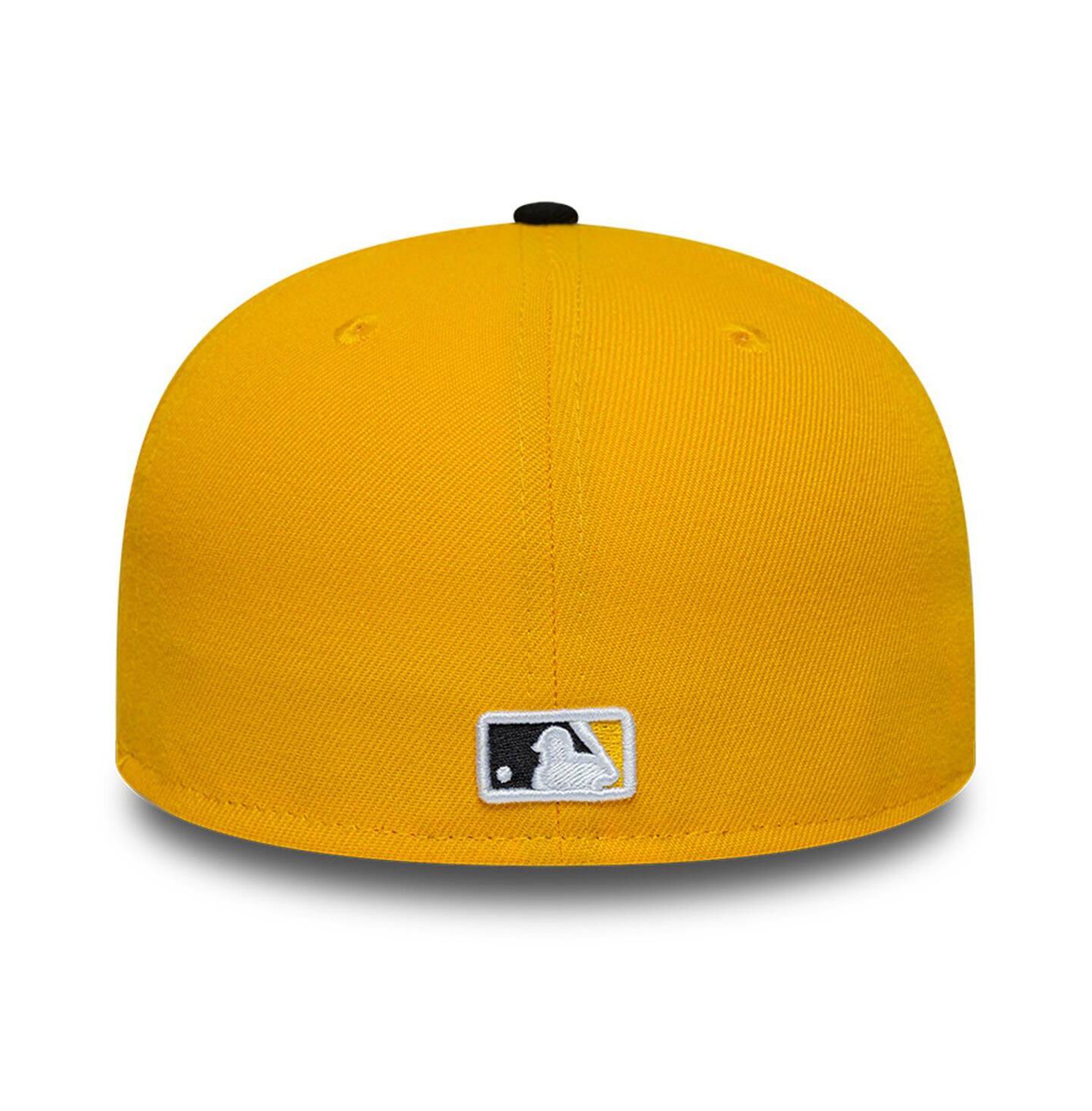 Мужская кепка New Era Gold/Black Pittsburgh Pirates 2026 Spring Training Low Profile 59FIFTY Fitted Hat — фото 3