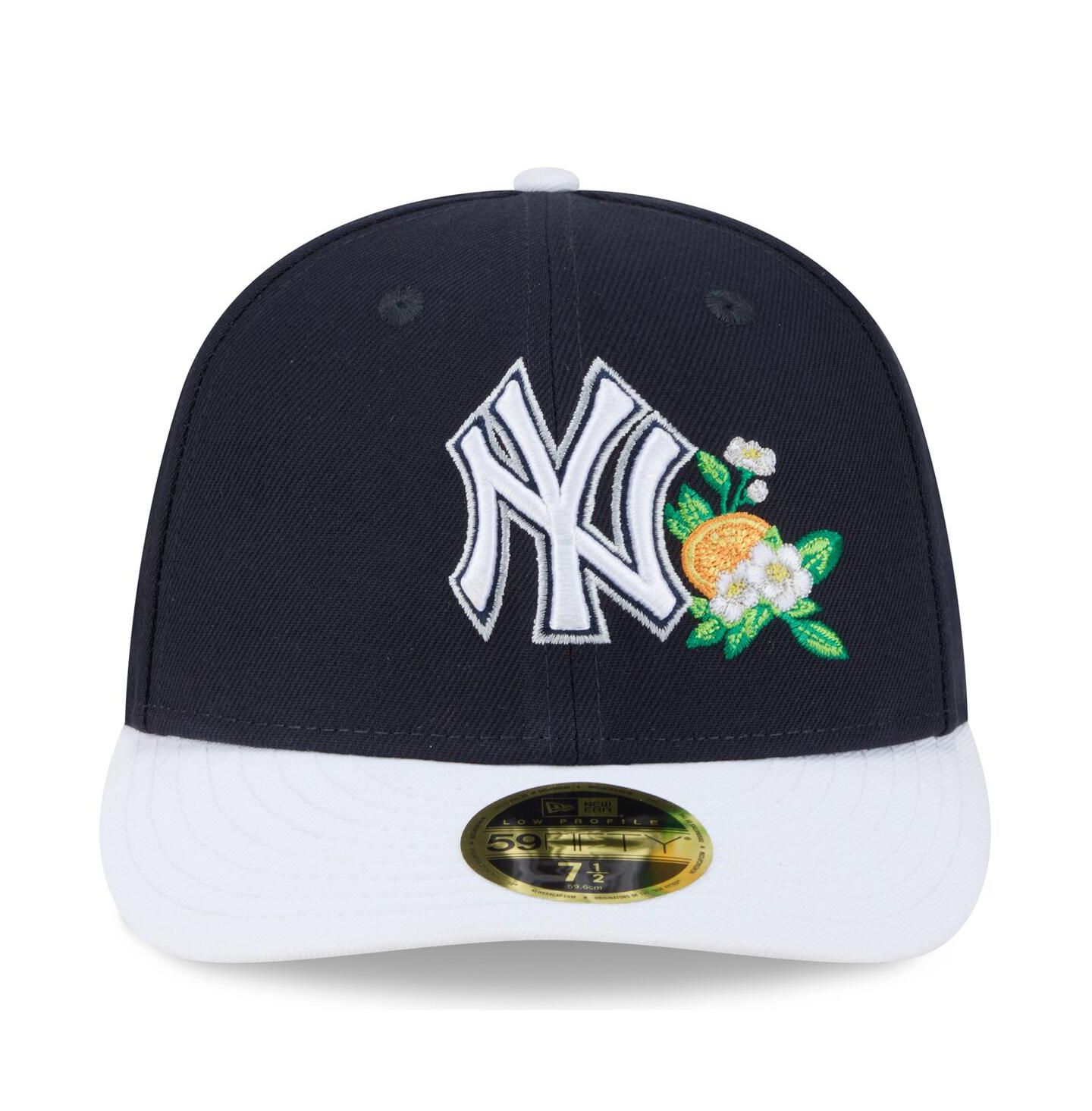 Мужская кепка New Era Navy/White New York Yankees 2026 Spring Training Low Profile 59FIFTY Fitted Hat — фото 2