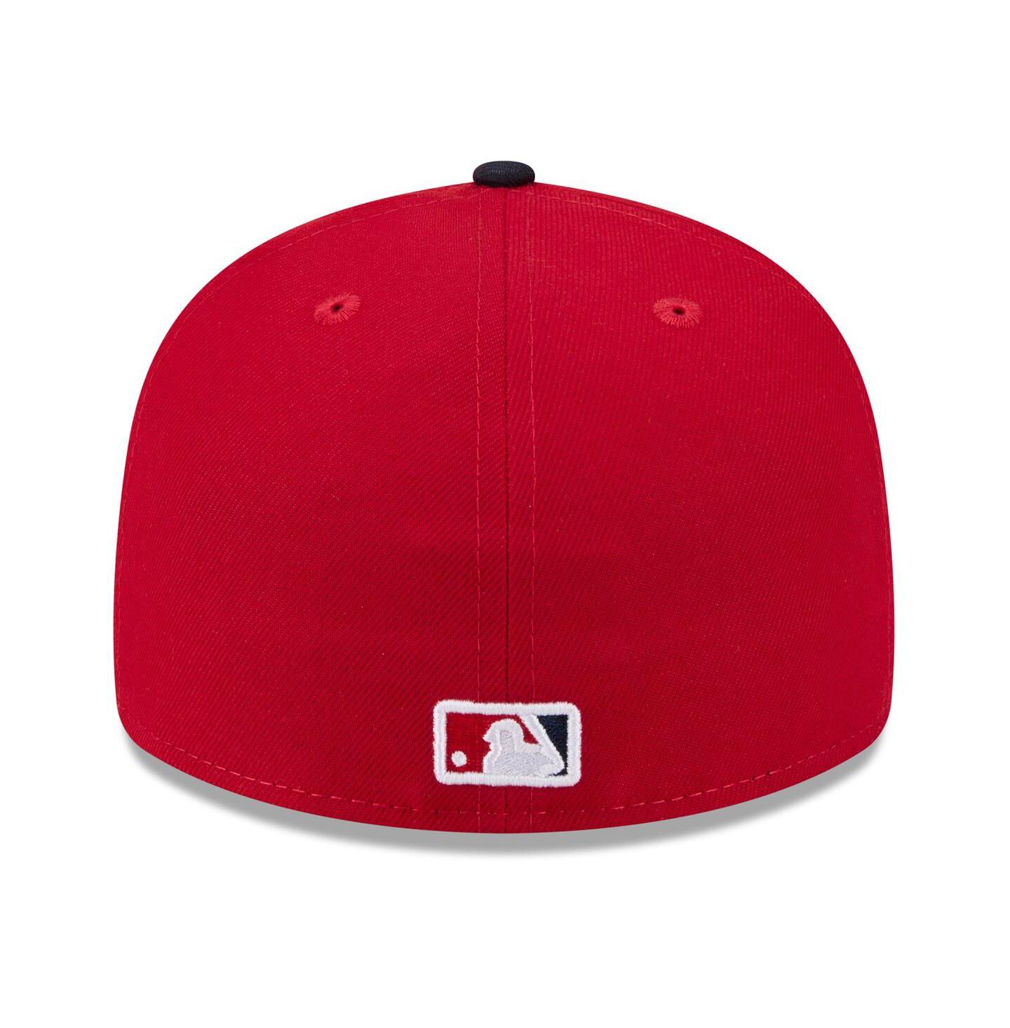 Мужская кепка New Era Red/Navy Washington Nationals 2026 Spring Training 59FIFTY Fitted Hat — фото 4