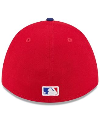 Men's Red/Royal Texas Rangers 2026 Spring Training M-Crown 39THIRTY Flex Hat