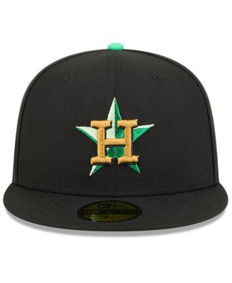 Men's Black Houston Astros 2026 St. Patrick's Day 59FIFTY Fitted Hat