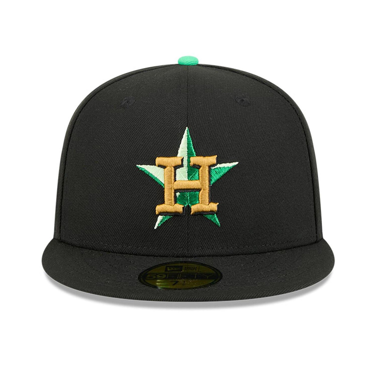 Men's Black Houston Astros 2026 St. Patrick's Day 59FIFTY Fitted Hat