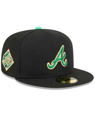 Men's Black Atlanta Braves 2026 St. Patrick's Day 59FIFTY Fitted Hat