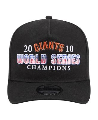 Men's Black San Francisco Giants 2010 World Series Champions Historic 9FIFTY A-Frame Snapback Hat