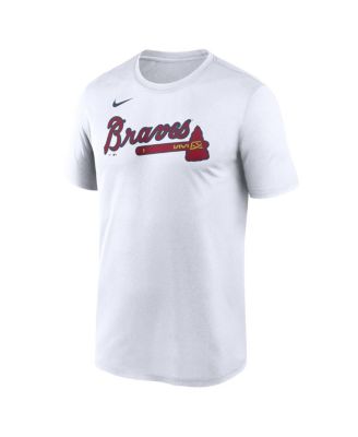 Men's White Atlanta Braves New Legend Wordmark Dri-FIT T-Shirt