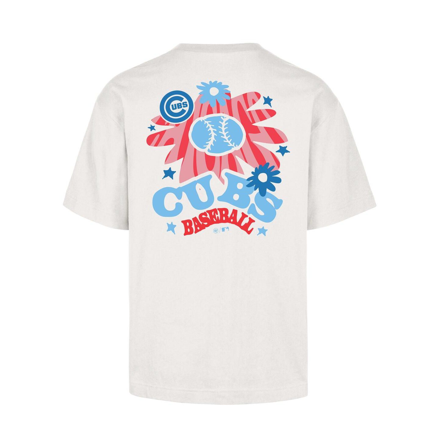 Мужская футболка '47 Brand Cream Chicago Cubs Flora Foundation — фото 3