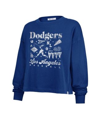 Women's Royal Los Angeles Dodgers Team Collage Sydney Long Sleeve T-Shirt