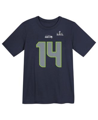 Preschool Sam Darnold College Navy Seattle Seahawks Super Bowl LX Name & Number T-Shirt