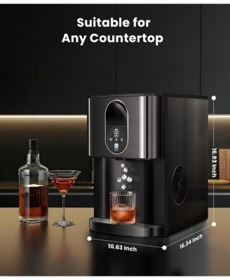 Countertop Nugget Ice Maker with Dispenser, 44 lbs. Daily Capacity