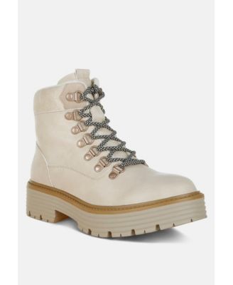 Womens Boskoff Lace-Up Chunky Warm Ankle Boots