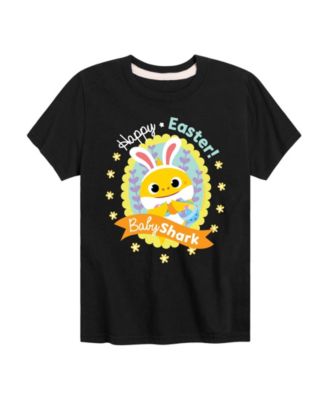 Boys' Toddler 2T-5T Baby Shark Happy Easter Short-Sleeve Graphic T-Shirt