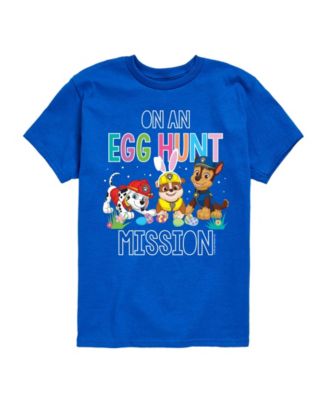 Boys' Toddler 2T-5T Paw Patrol On An Egg Hunt Mission Short-Sleeve Graphic T-Shirt