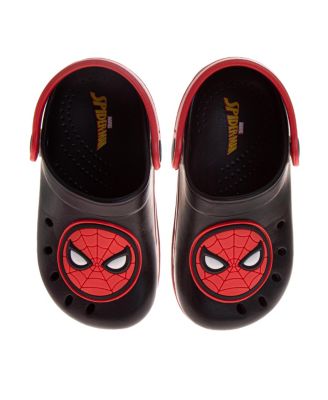 Toddler Marvel Spiderman Shoes, EVA Clogs, Water Shoes Pool Shoes Red and Blue Slip-On (Toddler 5-10 11-12 &pull on