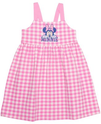 Girls' 2T-6X Minnie Mouse Gingham Sleeveless Dress