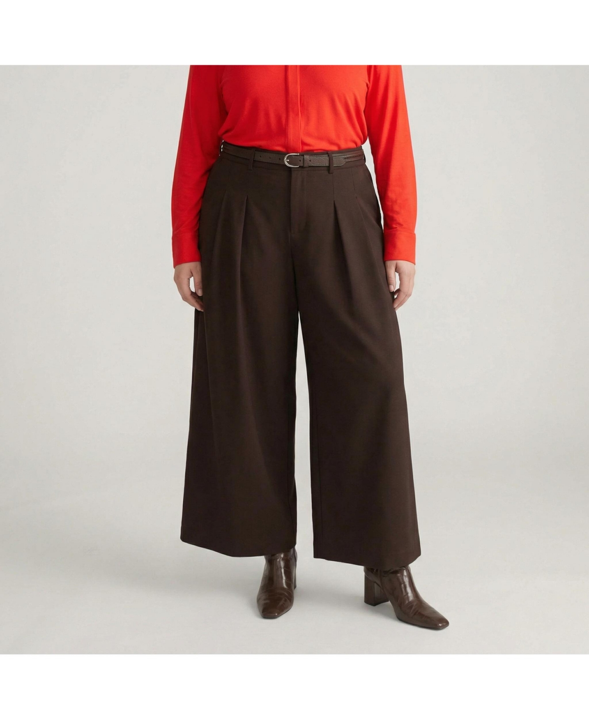 Universal Standard Women's Plus Size Palais Wide Leg Ponte Pants - Espresso