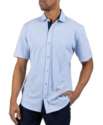 Men's Slub Pique Short Sleeve Shirt