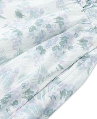 Baby Girls' Puff Sleeve Dress and Diaper Cover, 2-Piece Set