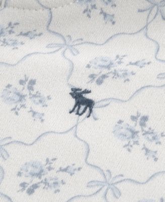 Baby Girls' Printed Zip Coverall