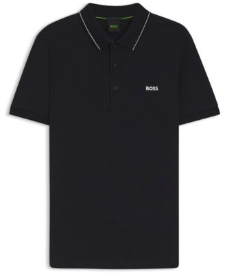 Men's Tonal Logo Slim-Fit Polo Shirt
