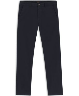 Men's Stretch-Cotton Satin Slim-Fit Chinos