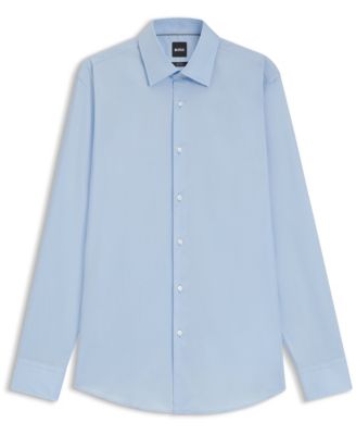 Men's Easy-Iron Slim-Fit Dress Shirt