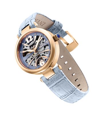 Women's 26370 Objet D Art Quartz Skeleton Dial Watch