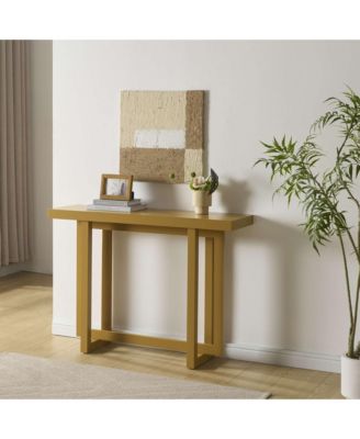 Console Table for Entryway, Wood Sofa Table Behind Couch, Narrow Accent Entry Table for Living Room, Hallway & Foyer