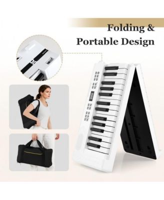 Key Foldable Piano Keyboard Full size Electronic Keyboard with MIDI and Split Function