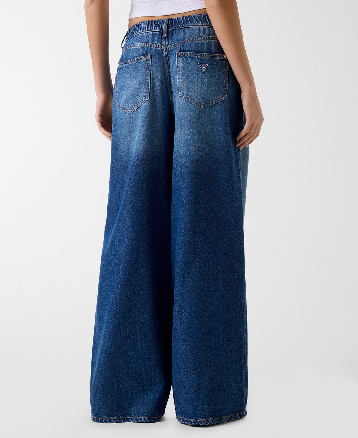 GUESS Women's Loose Wide-Leg Jeans view 4 — MAYCSS fashion products