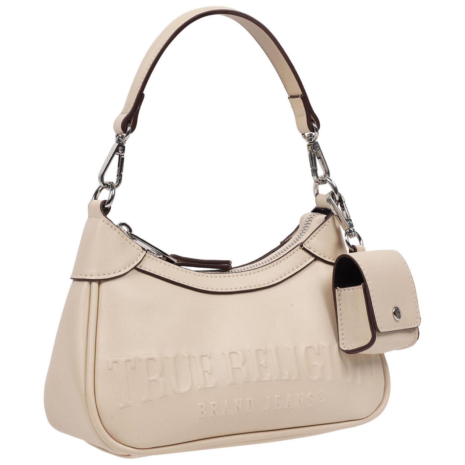 Women's Trapunto Logo Zip-Top Hobo