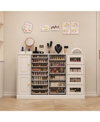 19 Drawers Dressers, Nail Table, Makeup Table, Cosmetics Counter