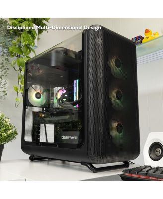 X50BA7N57T01 Liquid Cooled Gaming Desktop Computer, AMD Ryzen 7 9800X3D 4.7GHz, 32GB RAM, 2TB SSD, NVIDIA GeForce RTX 5070 Ti 16GB, Windows